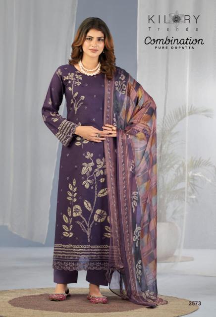 Kilory combination designer dress materials in mumbai wholesale